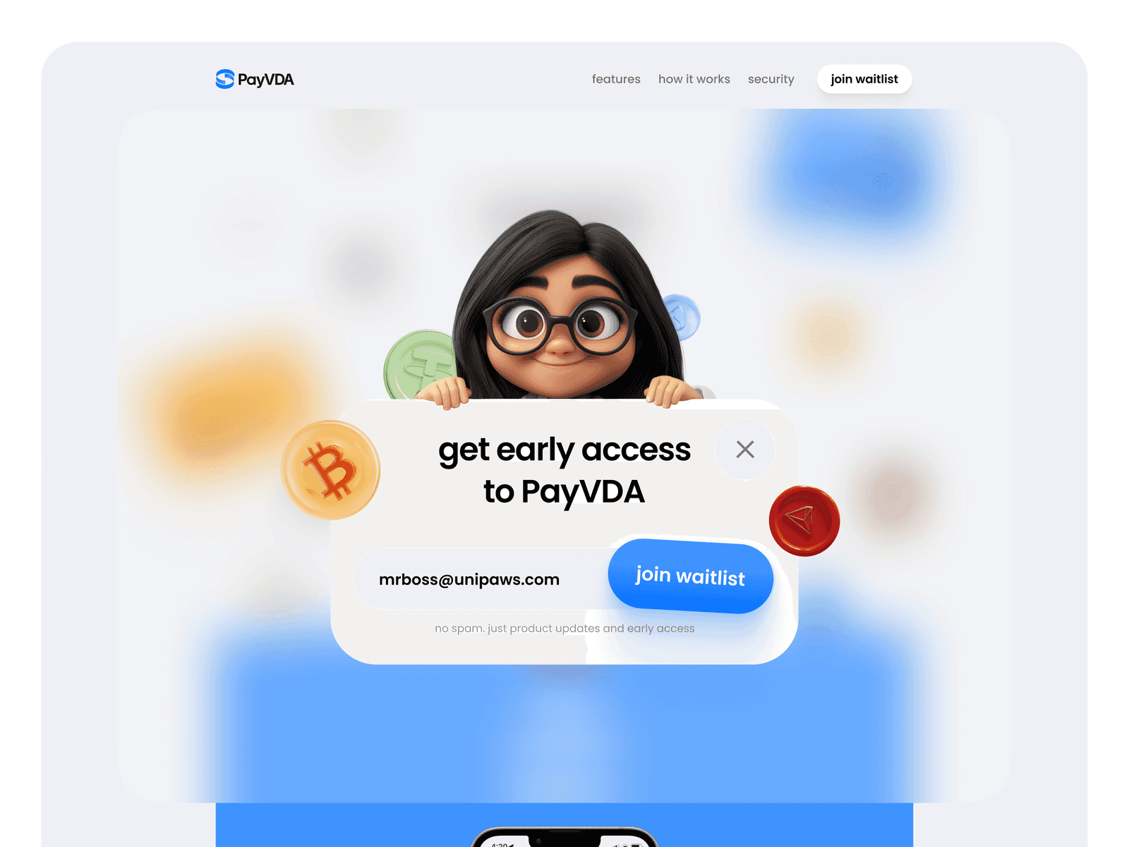 PayVDA App — design solution, image 4
