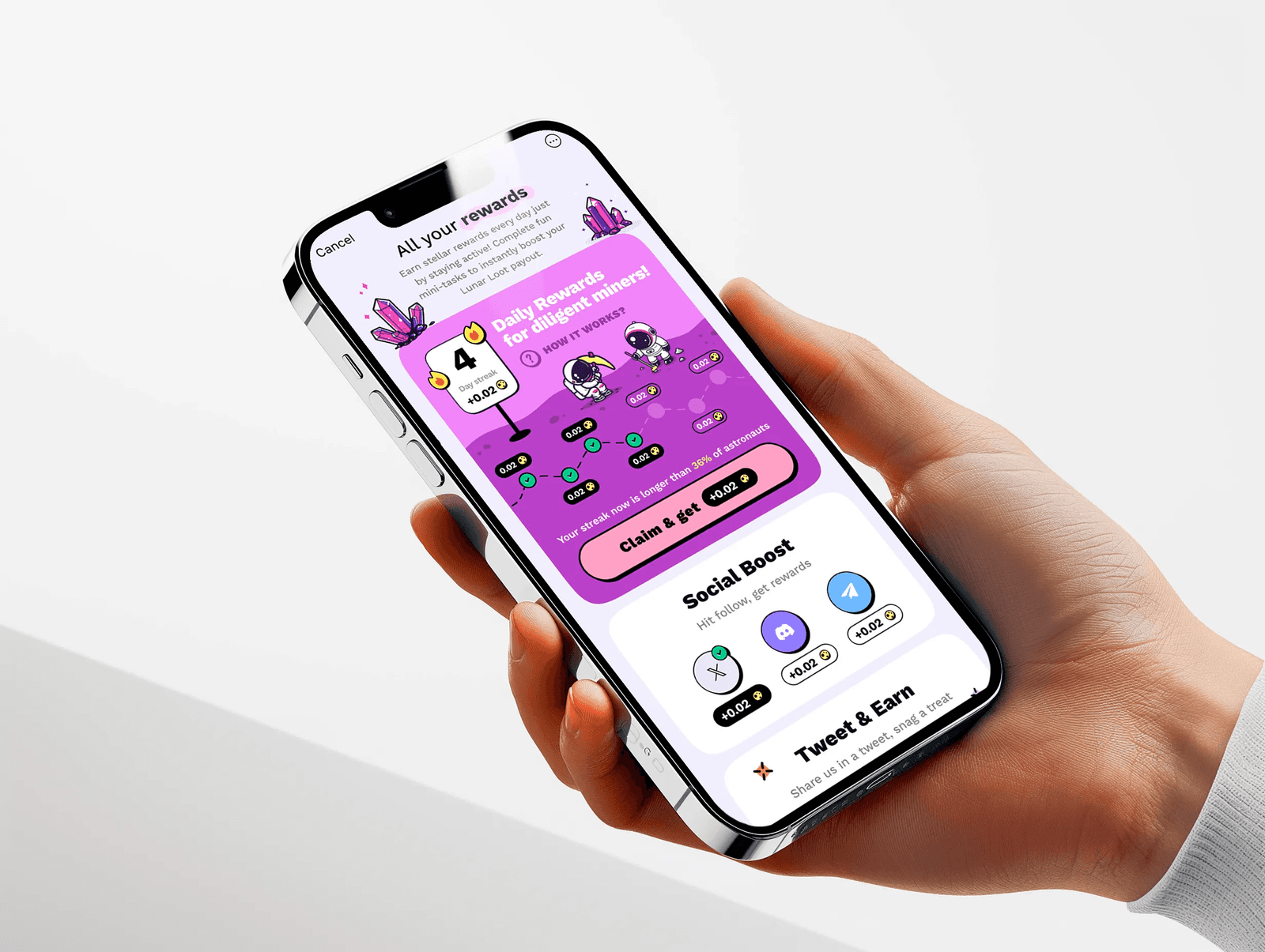 Roketo App — design solution, image 2