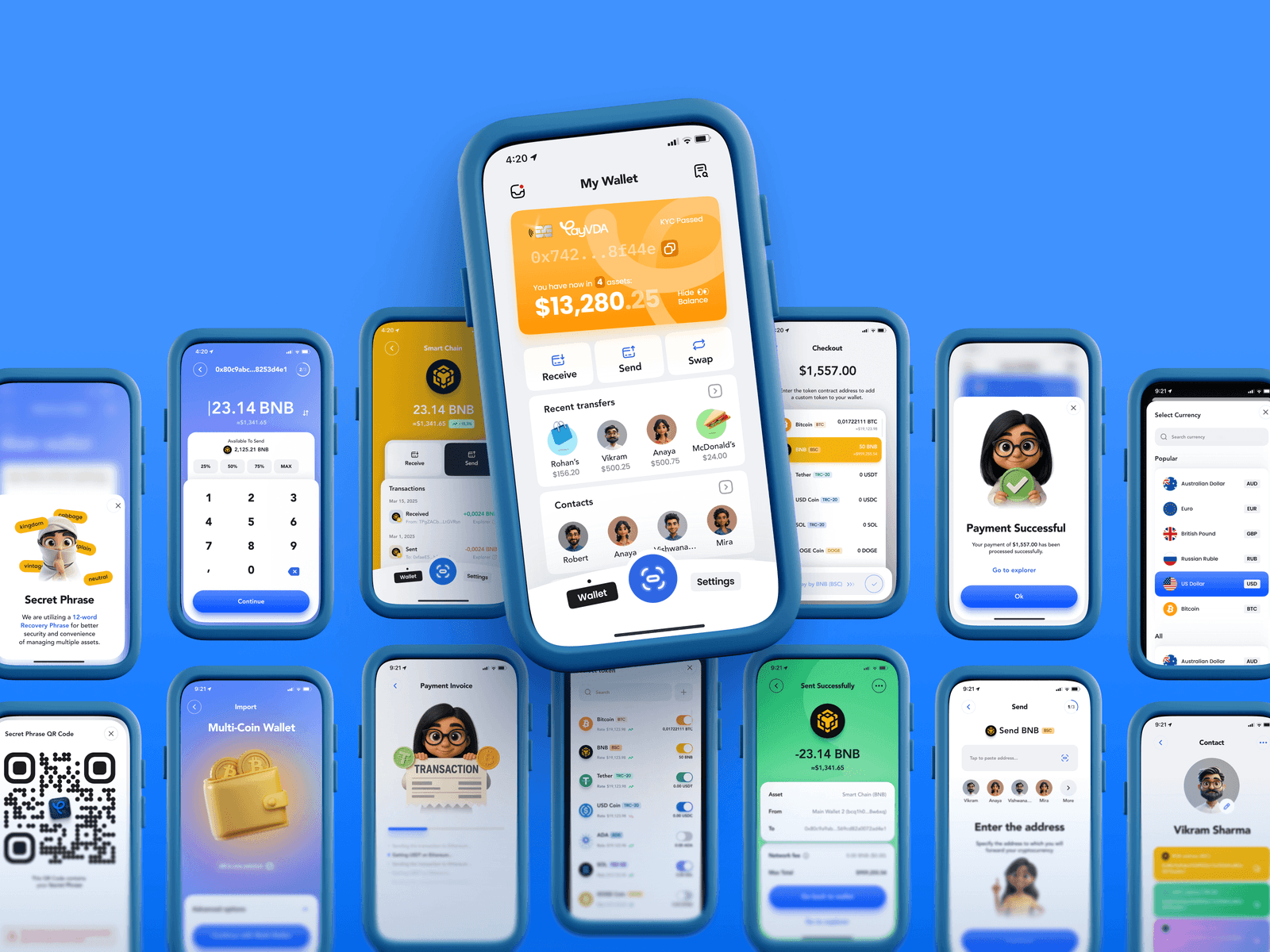 PayVDA App — design solution, image 5
